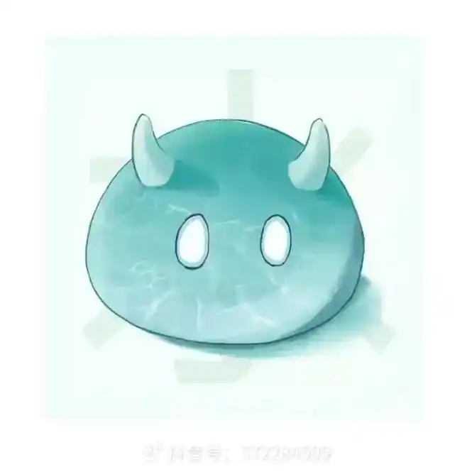原神枫丹 #卡通头像 原神史莱姆头像 - 抖音