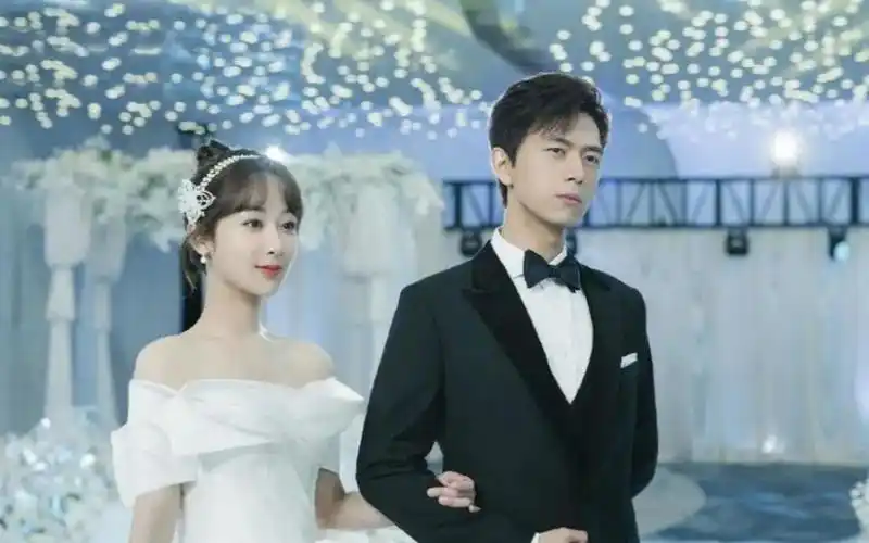 童颜夫妇世纪婚礼爷青回杨紫婚纱造型美艳大方李现沉稳干练