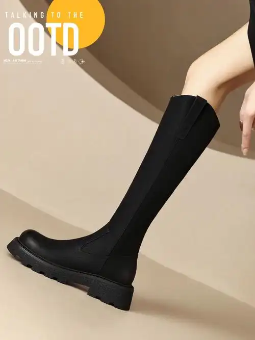 复古长靴黑色系列绝绝子好看60巨舒服