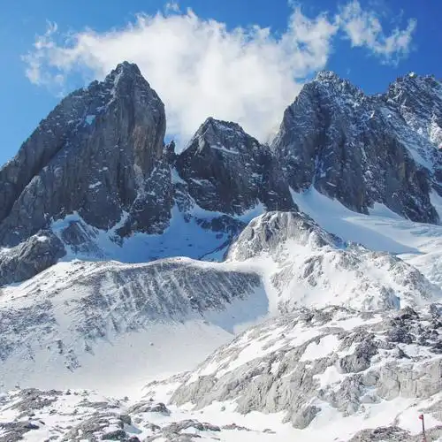 20161月云南丽江玉龙雪山