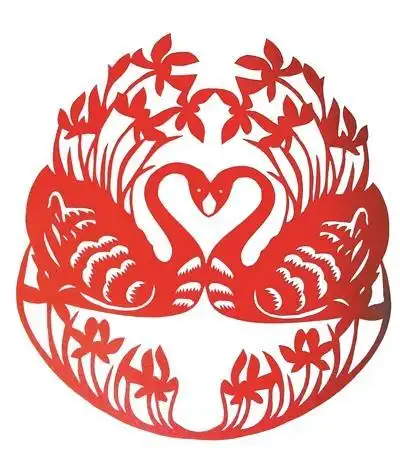 立体剪纸天鹅的教程图解步骤