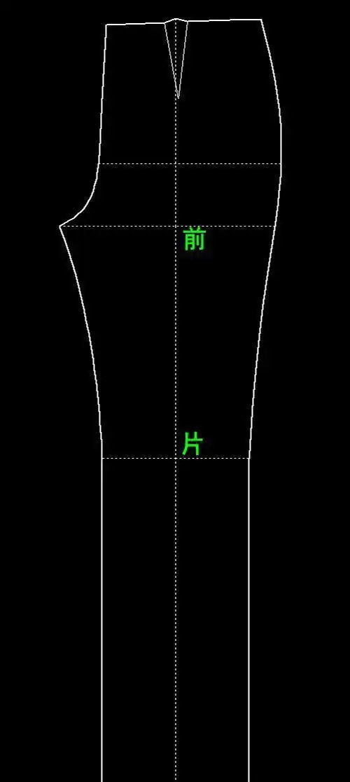 跟张哥学裁剪之裤子系列女直筒裤