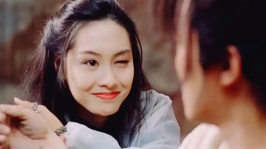 这个眨眼经典无人能及#朱茵#紫霞仙子