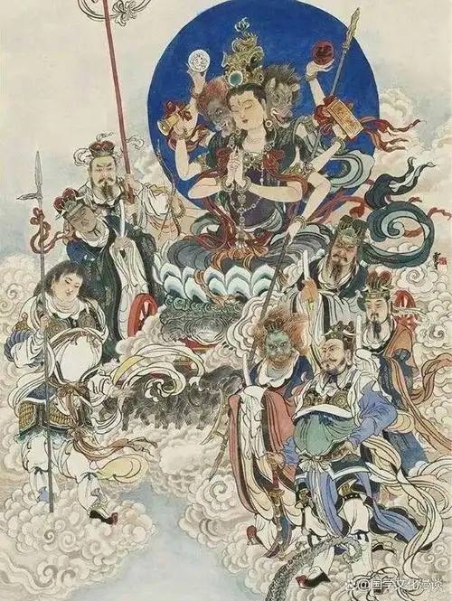 答案显而易见,数量最多的神仙为天上的星宿神,星宿神源于古人对于日月