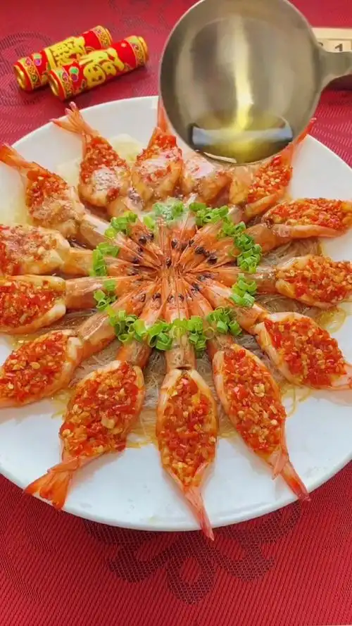 蒜蓉粉丝开边虾