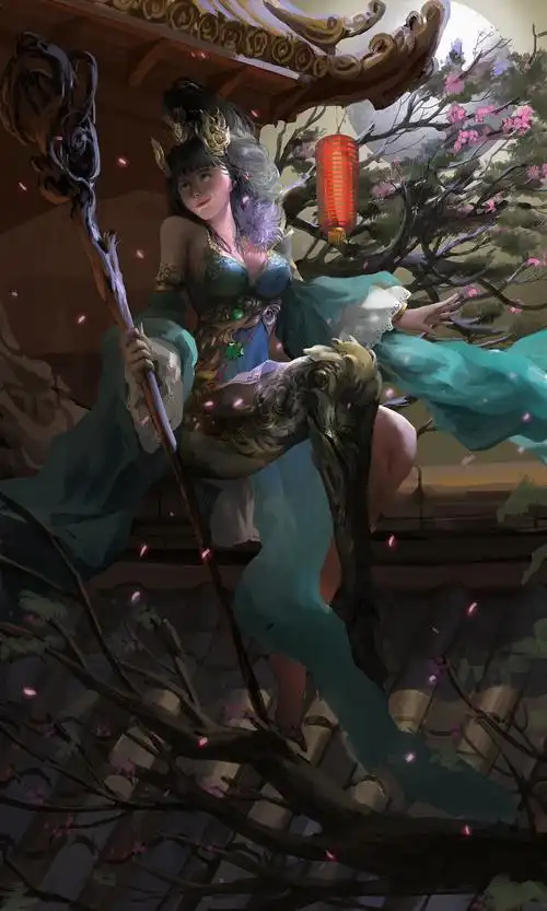 古装法女|插画|游戏原画|农大热 - 原创作品 - 站酷 (zcool)