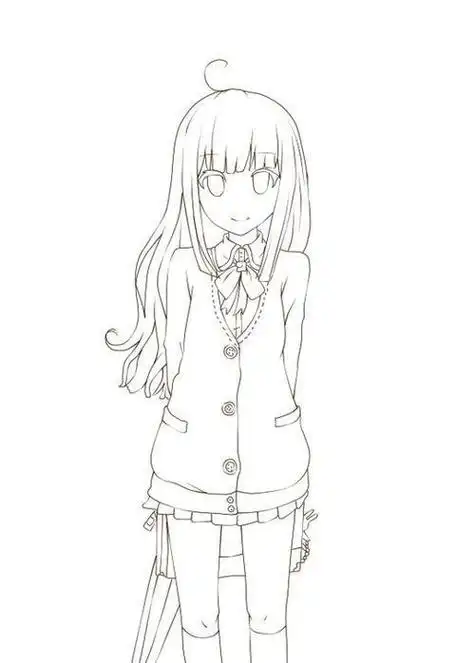 更新中求动漫人物动漫女孩简笔画动漫女孩简笔画全身漫画少女卡通人