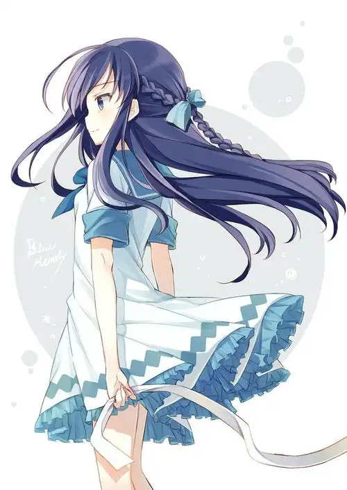 二次元少女校服校园风