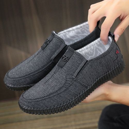 老北京布鞋男单鞋软底牛筋底休闲鞋