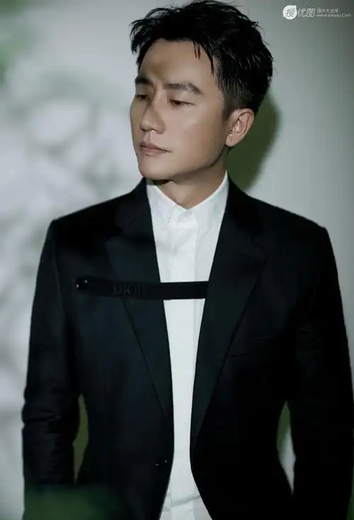 黄轩黑色西装着身,搭配白衬衫尽显儒雅型男风范 黄轩,男演员,大陆明星