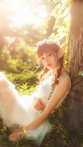 森林中精灵仙女,高清图片,手机锁屏桌面-壁纸族