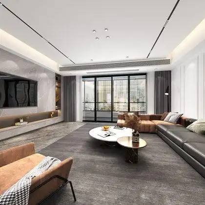 1053现代风格vr全景梵韵效果图1052现代——王彬设计青芒空间表现1052