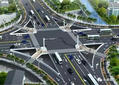 虹桥南路与毗陵路交叉口渠化设计