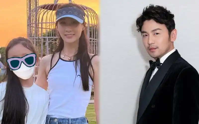 雷佳音老婆38岁似少女,晒合照被疑有二胎,11岁女儿个子高像爸爸