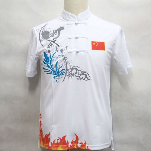 大业亨通 太极文化衫 武术t恤 夏款短袖 休闲款 休闲太极服 上衣