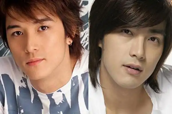 长发笑起来的邱泽和贺军翔确实有点像,而且有的照片特神似.