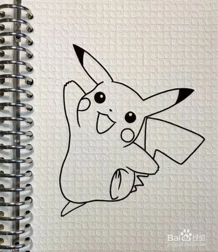 皮卡丘怎么画(一步一步)