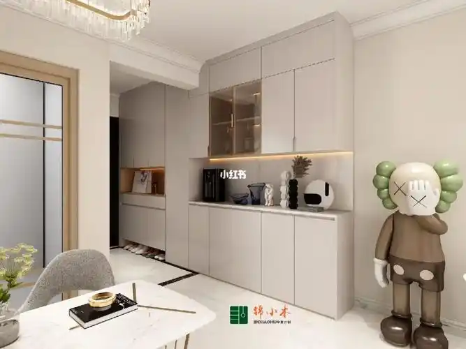 避梁鞋柜酒柜设计