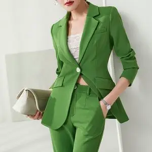 000人付款天猫西装女士职业套装2019秋冬新款时尚商务高端西服修身阔