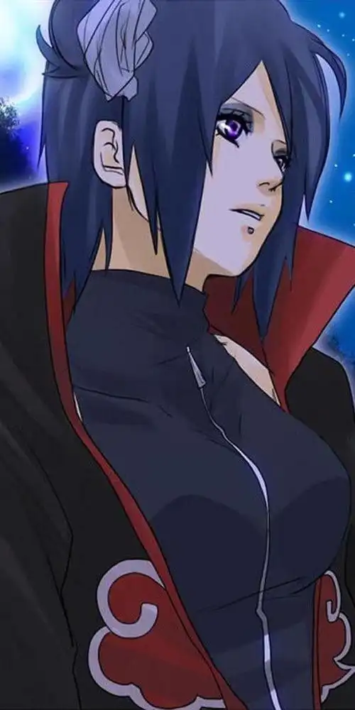 《火影忍者》小南,晓之花,心里藏着天使,动漫全面屏壁纸分享