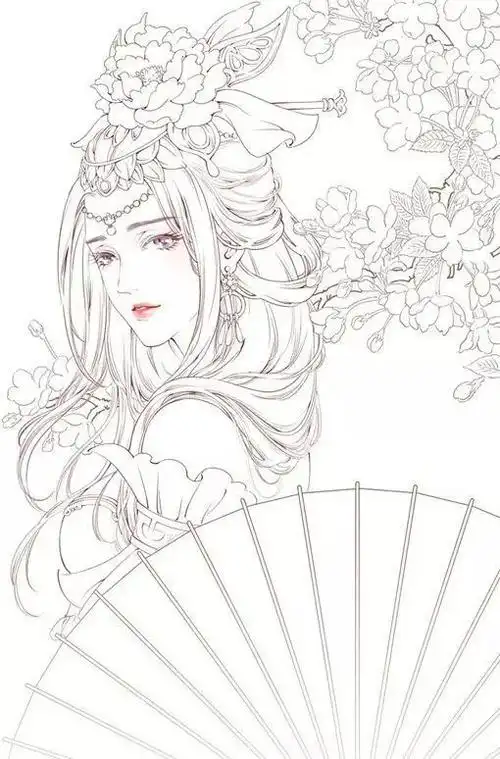 手把手教你画:古风人物绘画教学,孩童与少女篇 - 独角兽手绘画 - 实验