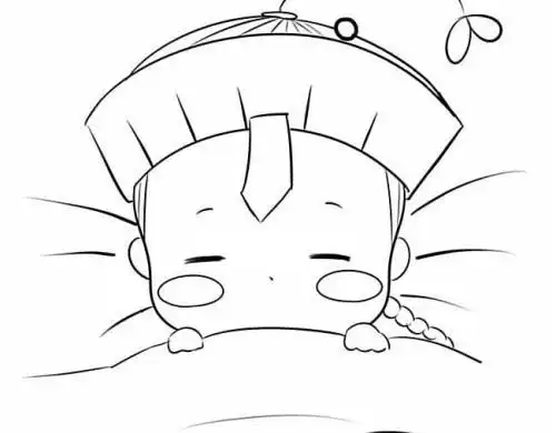 可爱小僵尸简笔画