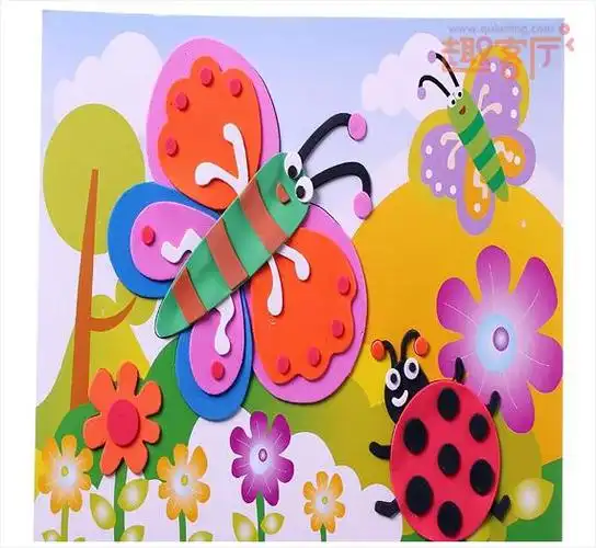 幼儿园手工制作粘贴画手工贴画制作简单漂亮