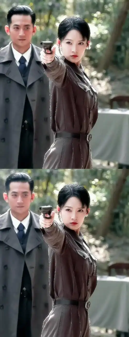 李沁沈近真高空射击好帅##李沁新剧高空旋转狙击镜头