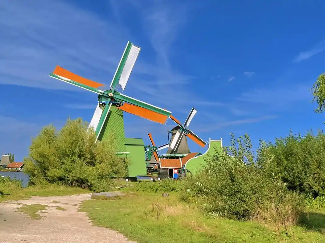 三天两夜的荷兰之旅看到了风车村看到了之前美术课本里的名画一瞬间