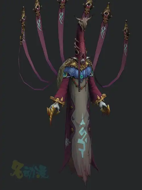 3d网游角色模型作业