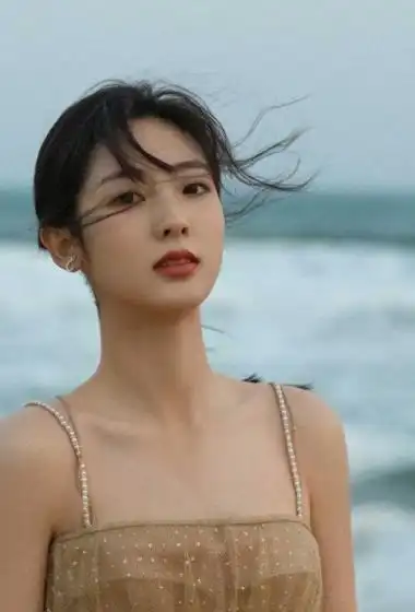 邢菲温婉迷人海边写真图片28