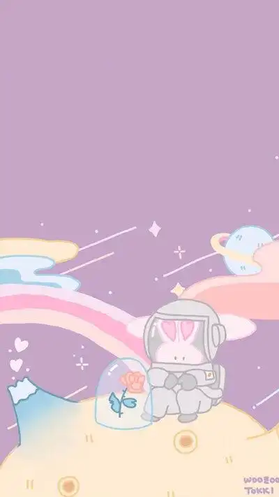 兔子与宇航员 - 堆糖,美图壁纸兴趣社区