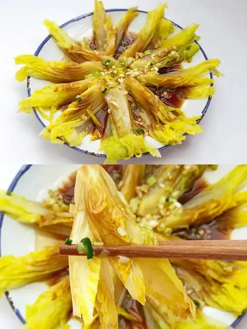 快手家常菜白灼娃娃菜