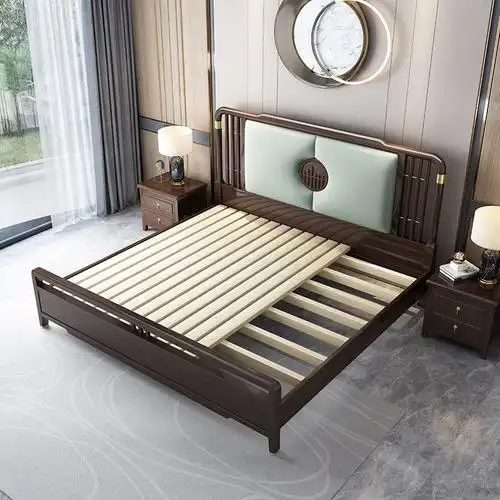 宜木雅居 新中式床实木1.5m1.