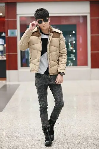 啡色中格上衣女装配什么裤