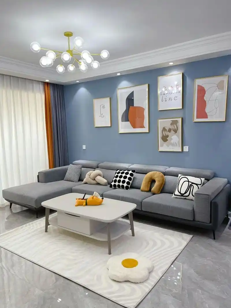 客厅乳胶漆颜色大公开|照着刷准没错 看惯了清一色的黑白灰,有没有