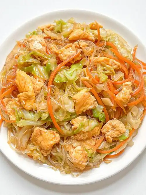 包菜炒粉丝|好吃到舔盘🔥简单又快手超好吃