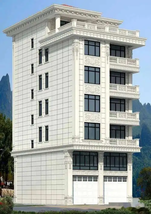 最新石材别墅外墙效果图收藏起来慢慢看