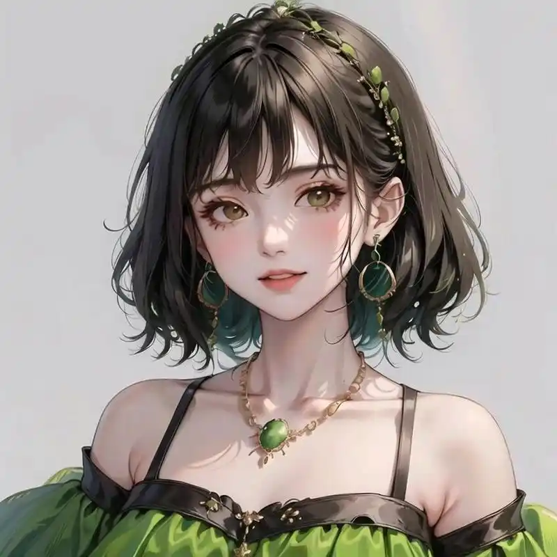 森系女孩漫画头像 #动漫女生头像# #好看的女生头像# #好看头像