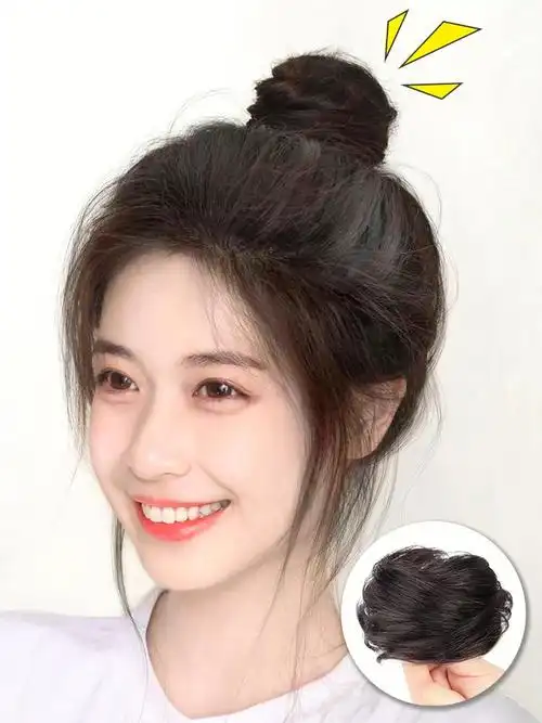 韩式高颅顶丸子头秒变韩剧女主发型