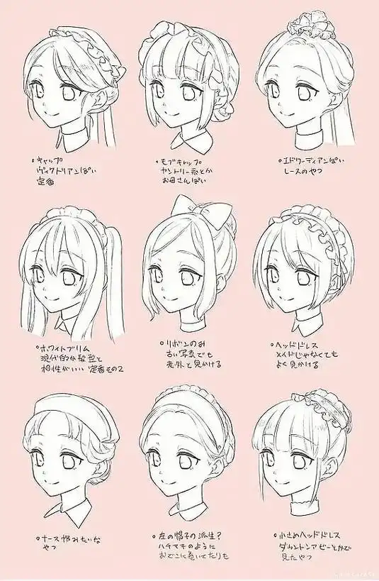 分享女仆装的画法#绘画教程 #一起学画画 #板绘 #二次元  - 抖音