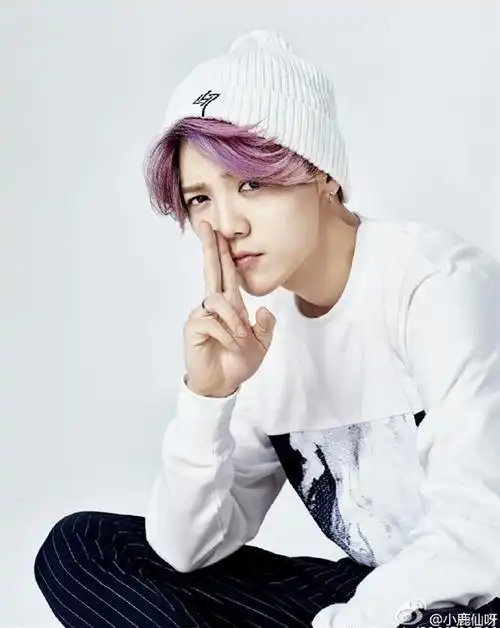 新款跑男鹿晗同款帽子 秋冬天百搭针织帽男韩版刺绣毛线帽子