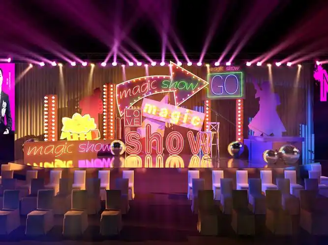 一年前做的一些舞台活动设计