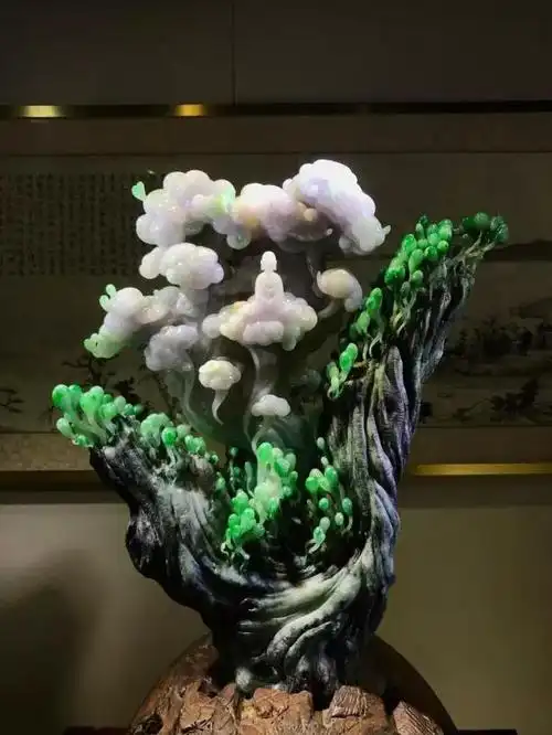 上百万级别极品翡翠摆件欣赏——繁华之美