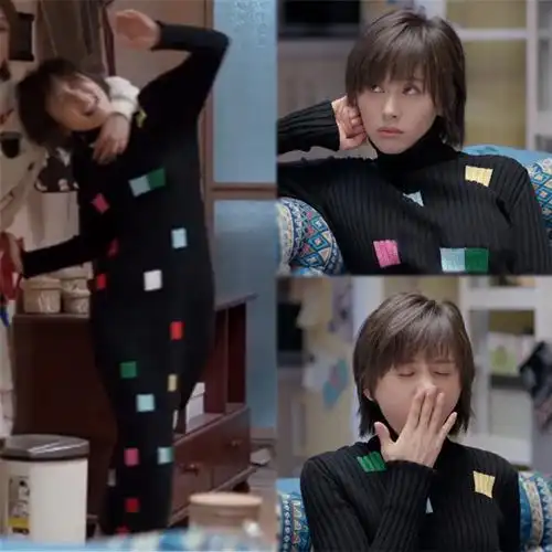 欢乐颂同款_欢乐颂2王子文曲筱绡同款衣服毛衣裙女中长款秋冬打底