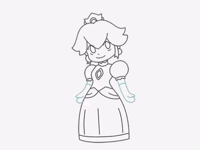 碧奇公主简笔画