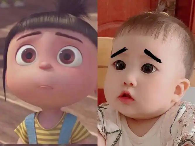 一直觉得好眼熟突然想起了神偷奶爸里的小女孩儿就有了以上图9797