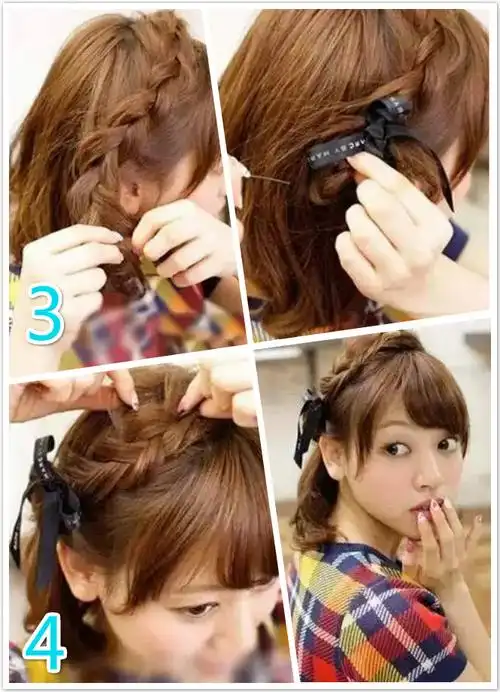 齐肩发怎么扎好看 六种扎法可爱又青春(2) - 女生长发 - 发型社