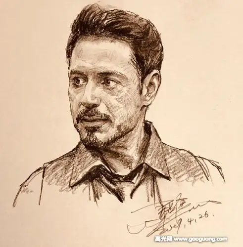 复仇者联盟4手绘素描复联4全体人物手绘图