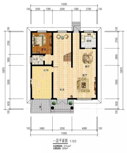 别墅设计-乡村房子设计图-农村自建房设计图-轩鼎房屋图纸网